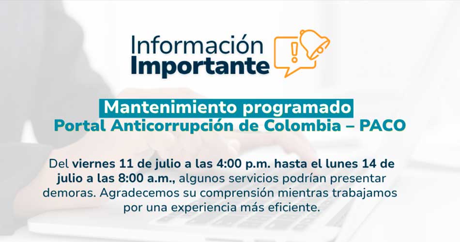 Estaremos en mantenimiento